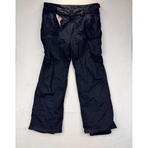 Polar Edge Silver Series Mens XXL Black Snow Pants Water Resistant Ski Snowboard